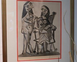 Signed Picasso print