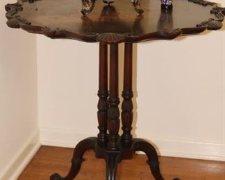 One of two mahogany tables