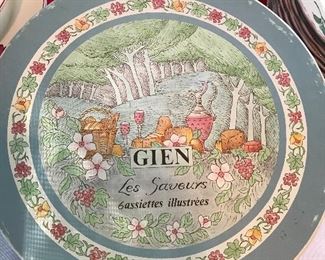 Gien plates