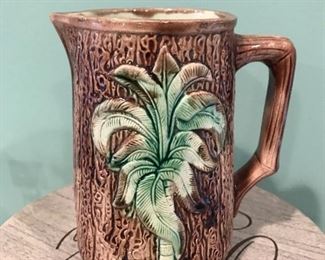 Majolica pitcher