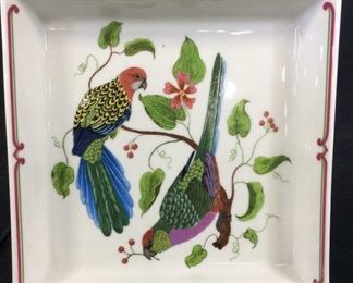 LYNN CHASE Porcelain Plate, Signed by Artist