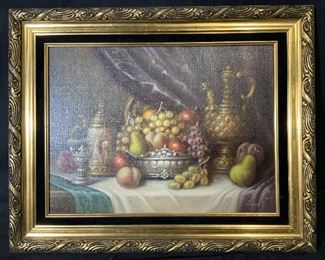 Karoly Paldeak Giclee on Canvas Board Still Life