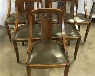 Set 6 Vintage Dining Room Chairs