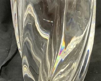 Orrefors Signed Crystal Vase