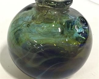 Hand Blown Art Glass Vessel