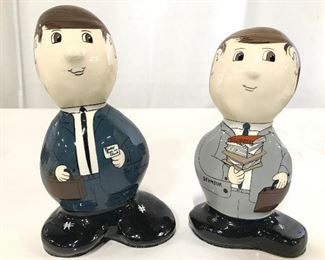 Lot 2 Hand Painted ROCK HEADS Figurals