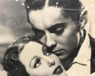 Framed Vintage Black & White Movie Poster
