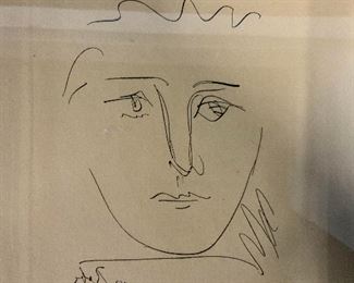Signed Pour Roby Etching AFTER Picasso