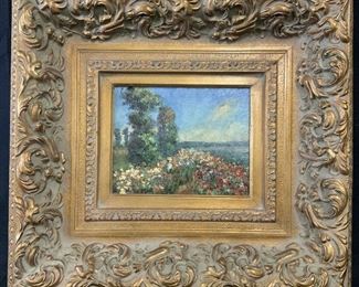 K Yunia Signed Landscape Oil Painting