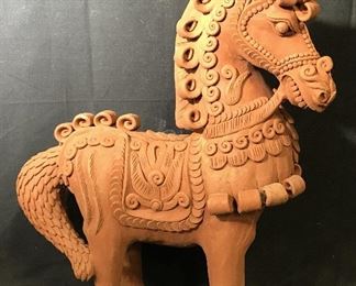 Terracotta Horse Sculpture