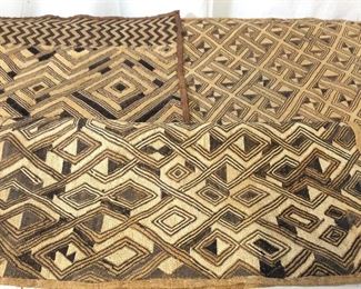 African KUBA Raffia Decorative Textiles, 3