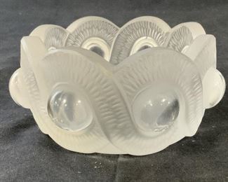 Lalique France Crystal Dish