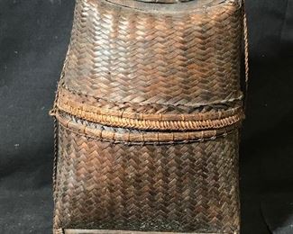 Wood and Wicker Bag