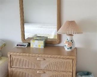 Dresser with mirror