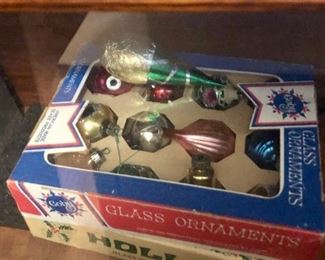 Vintage christmas ornaments