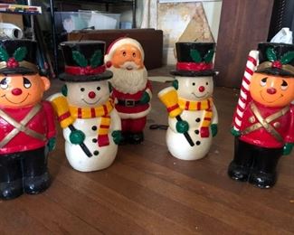 5 Christmas Candles over a foot tall