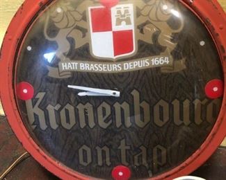 Kronenbourg wall clock