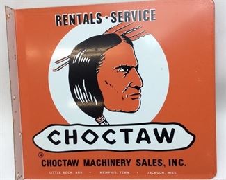 1952 CHOCTAW MACHINERY SALES FLANGE TIN 