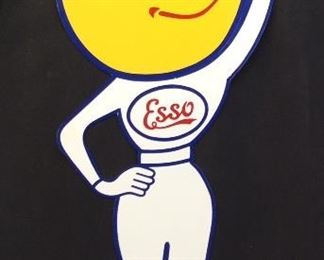 1970’S ESSO OIL DROP GIRL, DIE CUT