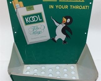 KOOL CIGARETTE TIN DISPLAY