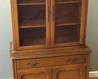 FRENCH PROVINCIAL CHINA CABINET