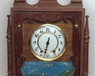 VINTAGE GERMAN WALL CLOCK, WESTERN GERMANY