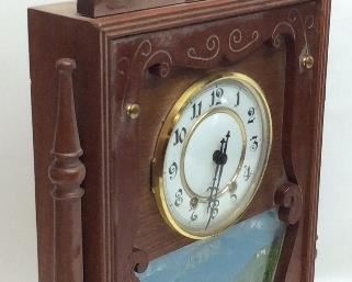 VINTAGE GERMAN WALL CLOCK, WESTERN GERMANY