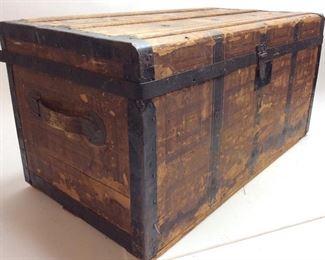 ANTIQUE TRUNK, 29’’L BY 11’’H