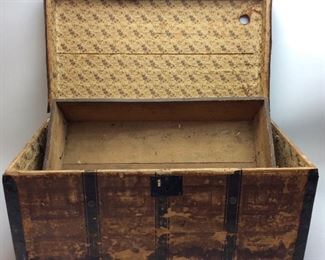 ANTIQUE TRUNK, 29’’L BY 11’’H
