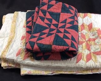 2 VINTAGE QUILTS