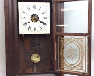 ANTIQUE SETH THOMAS WALL CLOCK w KEY
