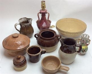 VTG. HULL, MCCOY & USA BROWN DRIP