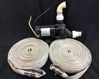 FIREHOSE AND PUMP