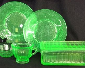 VINTAGE URANIUM GLASSWARE