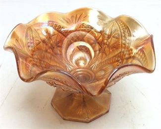 VTG. CARNIVAL MARIGOLD CANDY DISH