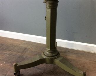 CUSTOM STEAM PUMP LAMP COPPER TOP VINTAGE ROLLING BASE