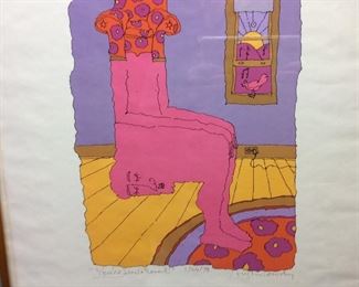 1978 WINSTON-SALEM ART COUNCIL SIGNED BY JUSTIN LOWERY
