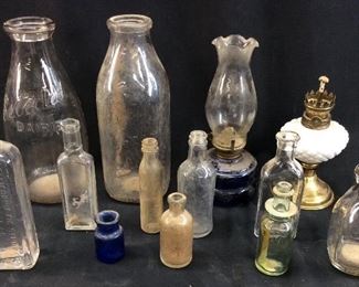 VTG DAIRY BOTTLES/MEDICINE BOTTLES