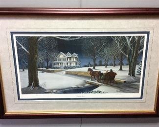 PATRICIA HOBSON SIGNED # LITHOGRAPH