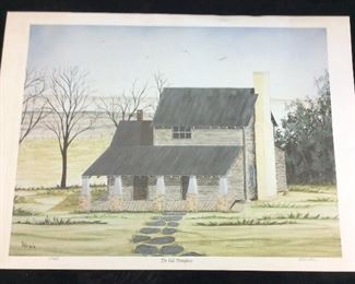 PATRICIA HOBSON SIGNED # LITHOGRAPH