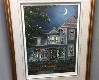 PATRICIA HOBSON SIGNED # LITHOGRAPH