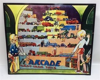 REPRO ARCADE CAST IRON TOYS EMBOSSED TIN