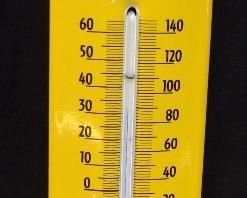 VTG. PEPSI COLA PORCELAIN THERMOMETER