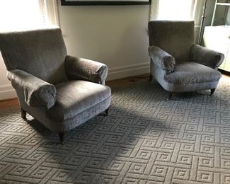 Newly reupholstered chairs.