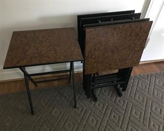 Scully & Scully Burlwood snack tables.