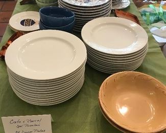 Crate and Barrel dishes