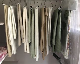 Custom table linens.