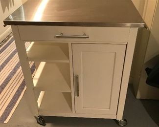 Hold Everything rolling kitchen island.