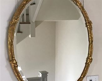 Scully & Scully gilded acorn mirror