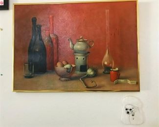 Original oil Proferio Grossi 1970